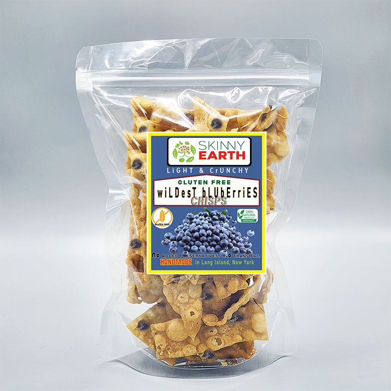 Gluten Free Blueberries Crunchy crisps