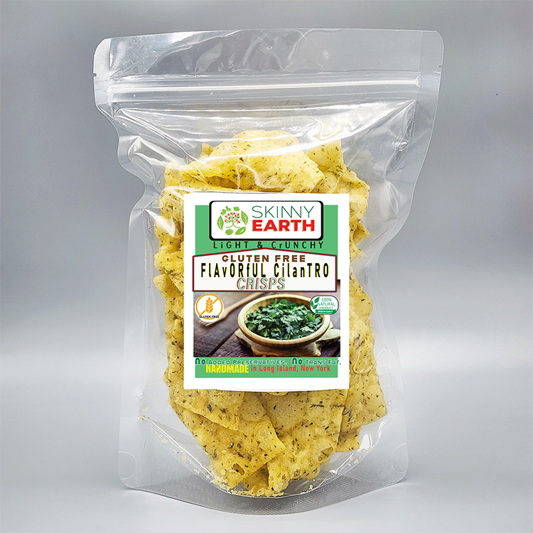 Gluten Free Flavorful Cilantro Crunchy crisps