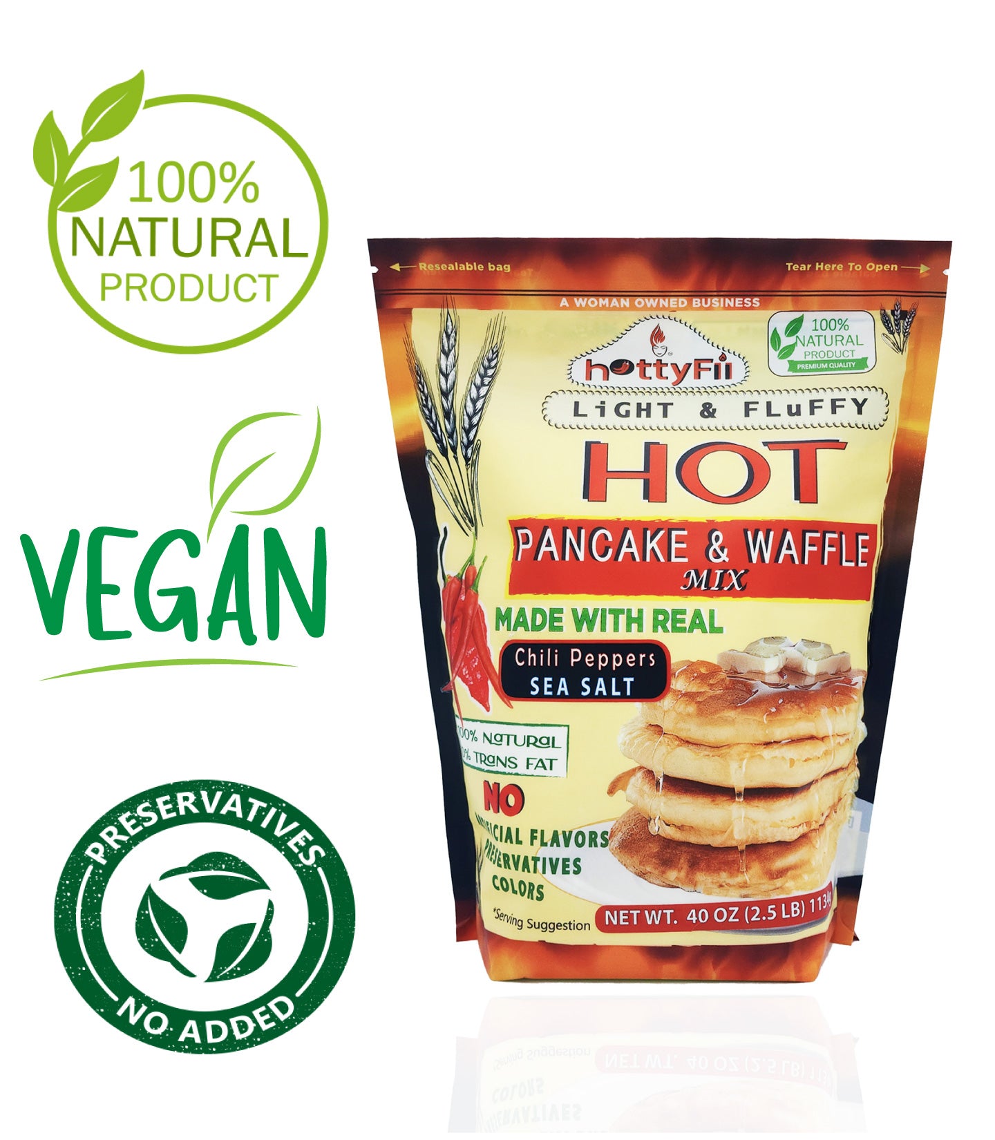 Hot Pancake and Waffle Mix 40 OZ