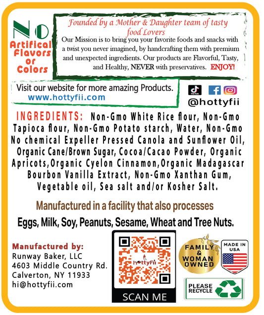 Gluten Free Choco Apricot Crunchy crisps