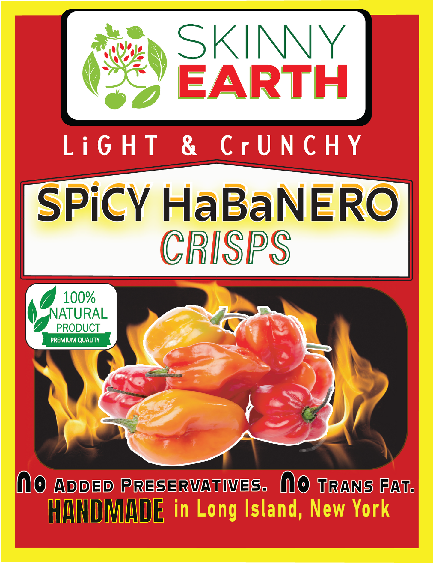 Spicy Habanero crunchy crisps