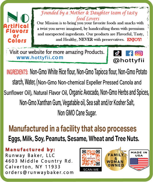 Gluten Free Yummy Avocado Crunchy crisps