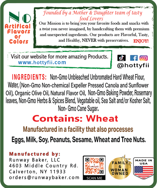 Rosemary and Olive oil Crunchy crisps