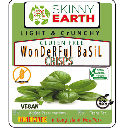 Gluten Free Wonderful Basil Crunchy crisps