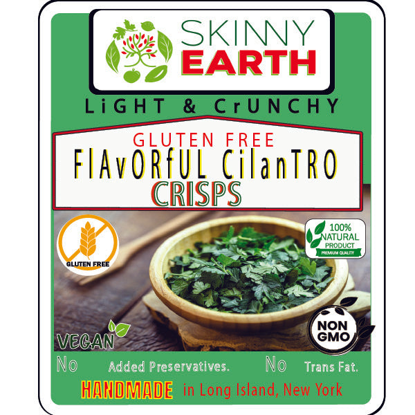 Gluten Free Flavorful Cilantro Crunchy crisps