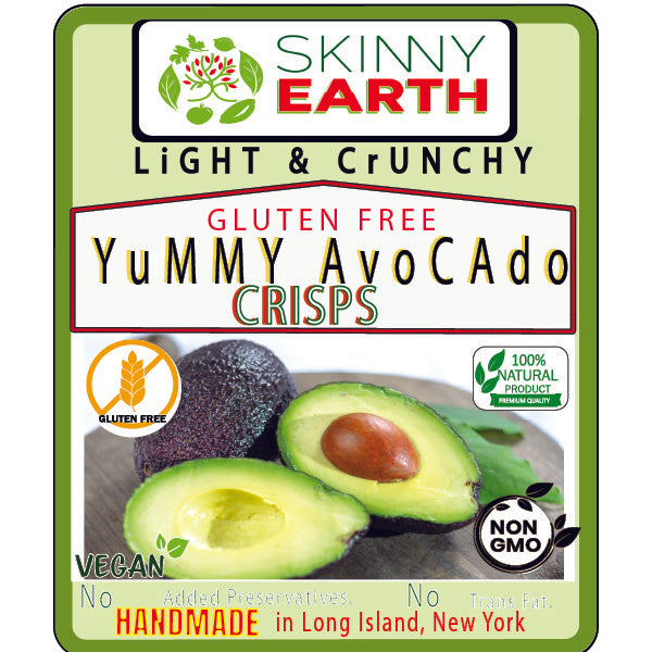 Gluten Free Yummy Avocado Crunchy crisps