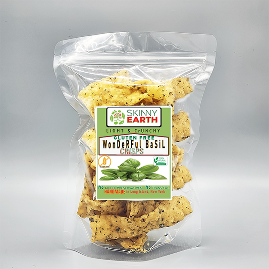 Gluten Free Wonderful Basil Crunchy crisps