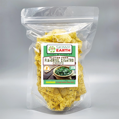 Gluten Free Flavorful Cilantro Crunchy crisps