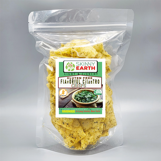 Gluten Free Flavorful Cilantro Crunchy crisps