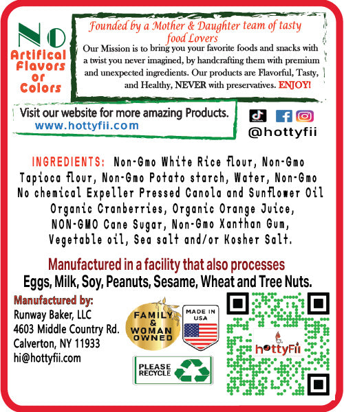 Gluten Free Joyeux Cranberry Crunchy crisps