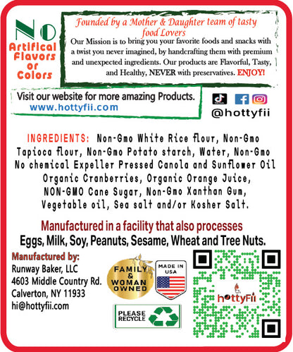 Gluten Free Joyeux Cranberry Crunchy crisps