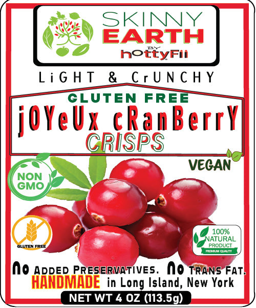 Gluten Free Joyeux Cranberry Crunchy crisps