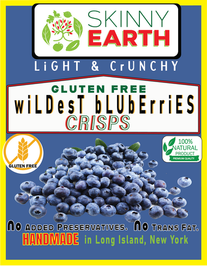Gluten Free Blueberries Crunchy crisps