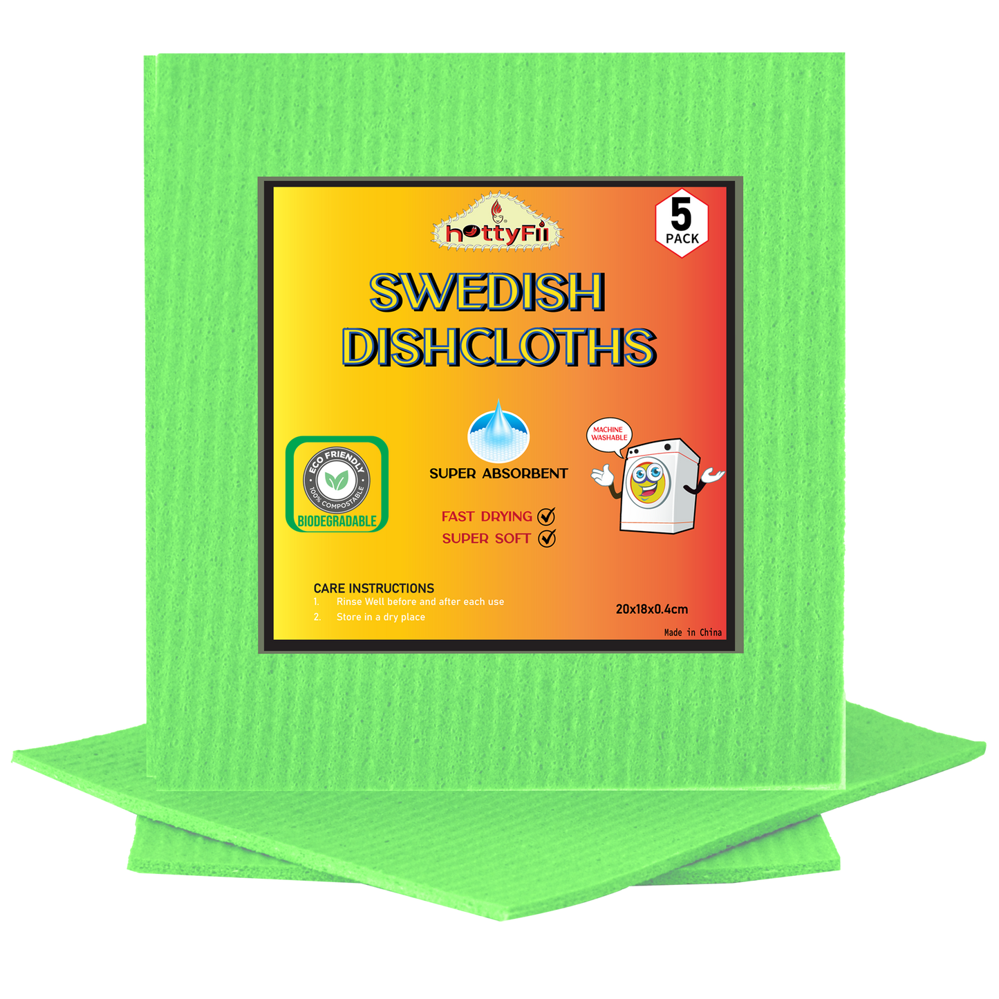 Biodegradable Swedish Dish Cloths