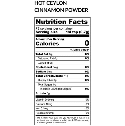Hot Cyelon Cinnamon Powder 1.76 OZ