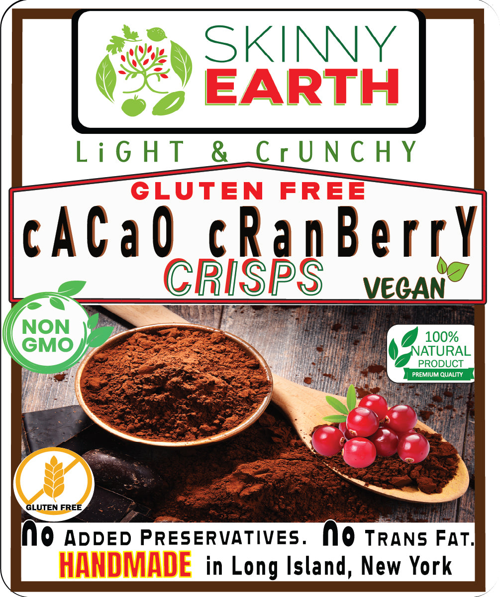 Gluten Free Cacao Cranberry Crunchy crisps