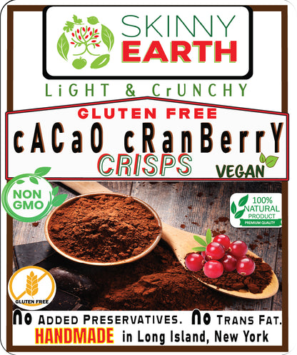 Gluten Free Cacao Cranberry Crunchy crisps