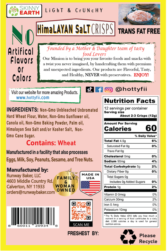 Himalayan Sea salt Crunchy Crisps