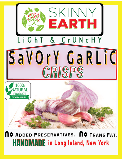 Savory Garlic Crunchy Crisps