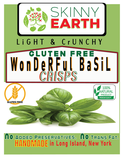 Gluten Free Wonderful Basil Crunchy crisps